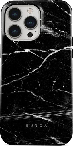 Burga Tough MagSafe Apple iPhone 15 Pro Hoesje Noir Origin