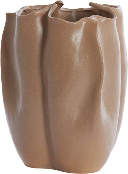 Light&living Vaas deco 28x27,5x36,5 cm SANGULI keramiek grijs bruin
