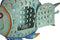 Decoratieve figuren Home ESPRIT Vis Mediterrane 40 x 9 x 30 cm