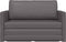 vidaXL - Ligbed/Sofa - 2-in-1 - Grijs - 124x71x78 - cm - Kunstleer