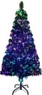 vidaXL - Kunstkerstboom - met - standaard - 120 - cm - glasvezel - groen