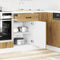 vidaXL - Keuken - onderkast - Kalmar - bewerkt - hout - artisanaal - eikenkleur