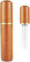 koffie verdeler - espresso distrubutie tool - WDT tool- roerder - licht bruin