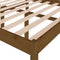 vidaXL - Seniorenbed - massief - grenenhout - honingbruin - 140x190 - cm