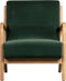 WOOOD Mark Fauteuil - Velvet - Flesgroen - 75x67x82