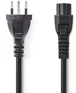 Nedis CEGP11220BK20 - Stroomkabel met Zwitserse connector - 200cm - Zwart