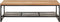 vidaXL - Salontafel - 110x60x35 - cm - massief - acaciahout