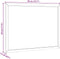 vidaXL - Krijtbord - met - massief - grenenhouten - frame - 40x30 - cm - zwart