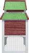 vidaXL - Kippenhok - 186,5x58,5x113 - cm - massief - grenenhout - mokkakleurig