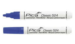 Pica 10st 524/41 - Lakmarker 2-4mm ronde tip - Permanent - Blauw