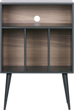 WOOOD James Kastje - Grenen - Zwart/Noten - 83x60x44