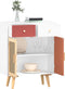 vidaXL - Dressoir - met - lades - 60x30x75,5 - cm - bewerkt - hout