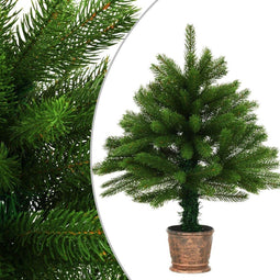 vidaXL - Kunstkerstboom - met - levensechte - naalden - 65 - cm - groen