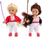 Lilly Tienerpoppen met Paarden, 12cm