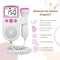Gatson Doppler - Baby hartmonitor - Inclusief E-book en Doppler Gel - Roze