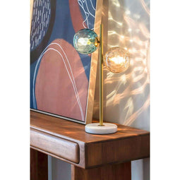 Bureaulamp Home ESPRIT Zilverkleurig 40 W 220 V