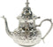 Traditionele Marokkaanse handgemaakte messing theepot gegraveerd
