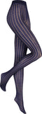 Hudson Fashion Panty Circle - Mode panty - Matte semi transparant - Dark Indigo (2019)