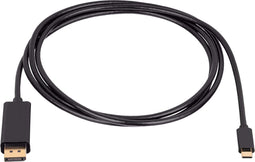 Akyga AK-AV-16 USB-C-kabel Aansluitkabel USB-C stekker, DisplayPort-stekker 1.80 m Zwart