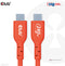 Club 3D - USB2 Type-C Bi-Directional Cable - Data 480Mb PD 240W (48V/5A) EPR M/M 2m Rood