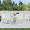 vidaXL - Tuinstoelkussens - 6 - st - 50x50x3 - cm - oxford - stof - felgroen