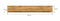 Furnilux Wandplank - Eiken Wotan en Wit - 140x20x15 cm