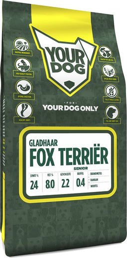 Yourdog Fox terriër gladhaar Rasspecifiek Senior Hondenvoer 6kg | Hondenbrokken