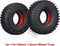 RC Tyre Foam 4 delige Dual Stage Soft Rubber binnenkant - Foam Outer Inserts Foam Inserts for 1.9 Inch Tyres 1/10 RC Crawler Axial SCX10 90046 TRX4