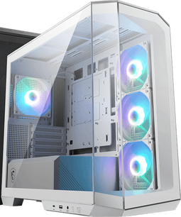 MSI MAG PANO M100R PZ - Microtower - 270-graden panoramisch display - Wit