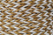 Mandenset - raffia/zeegras - naturel/wit - set van 3