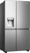 Hisense RS818N4IID - Amerikaanse koelkast - 632L - Water- en ijsdispenser - No Frost - RVS - Energielabel D
