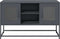 vidaXL - Tv-meubel - 100,5x39x60,5 - cm - staal - antracietkleurig