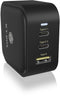 Icy Box IB-PS103-PD - Oplader - 65W Power Delivery 3.0 - 1x USB-A 2x USB-C