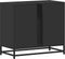 vidaXL - Wastafelkast - 65x33x60 - cm - bewerkt - hout - zwart