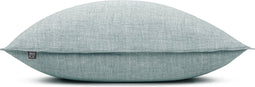 Zohome Kussensloop Lino - Kussenhoes van 60x70 cm - 1 stuk - 100% Katoen - Blauw