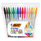 BIC Cristal Multicolour Balpennen Brede Punt (1.6 mm) - Verschillende Kleuren - Pak van 15 Stuks
