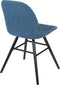 Zuiver Albert Kuip Soft Eetkamerstoelen Blauw - Set van 2