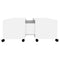 Salontafel 75x75x38 cm bewerkt hout wit