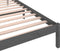 vidaXL - Bedframe - massief - grenenhout - grijs - 90x200 - cm