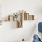 vidaXL - Wandplank - Artisan - Eiken - 104,5x10x43 - cm - Hout - samengesteld