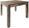 vidaXL - Eettafel - 82x80x76 - cm - gemengd - gerecycled - hout
