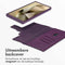 Accezz Samsung Galaxy S24 Ultra - Leather Bookcase 2-in-1 - Magnetische Ring - Heath Purple