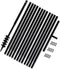 vidaXL - Grondboor - 80mm - met - 9m - verlengstuk - Staal
