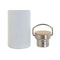 Waterfles Home ESPRIT Wit Beige Natuurlijk Bamboe Roestvrij staal 500 ml (2 Stuks)
