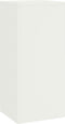 vidaXL - Set - van - 2 - witte - plantenstandaards - voor - buiten, - 24x24x55 - cm, - Staal