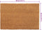 vidaXL - Deurmat - 50x80 - cm - getufte - kokosvezel - naturel