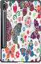 3-Vouw sleepcover hoes - Geschikt voor Samsung Galaxy Tab S7 / Tab S8 - Vlinders