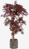 Mica Decorations Gill Mand voor Planten - Set van 2 - H26 x Ø30 cm - Katoen - Blauw