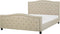 AUREL - Tweepersoonsbed - Beige - 180 x 200 cm - Polyester
