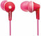 Panasonic RP-HJE125 - In-ear Koptelefoon - Comfortabele pasvorm - Roze
